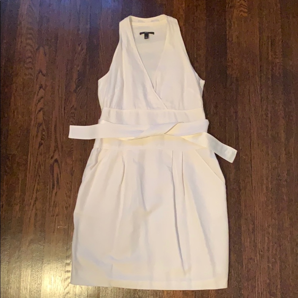Boss linen dress, silk lined